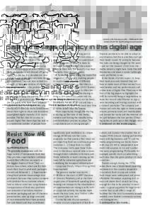 LOOSE LIPS EQUALS SLIPS – FEBRUARY 2008 SEND STUFF TO  Sailing the seas of piracy in this digital age The digital age has brought about a paradigm shift in the way we create, share