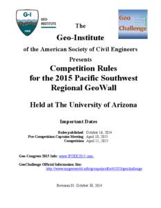 The  Geo-Institute of the American Society of Civil Engineers Presents