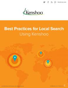 Kenshoo.com  Best Practices for Local Search Using Kenshoo  LOEN © 2015 Kenshoo, Ltd. All Rights Reserved