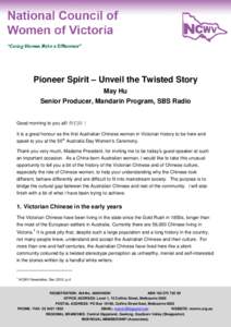 Microsoft Word - Pioneer Spirit - May Hu