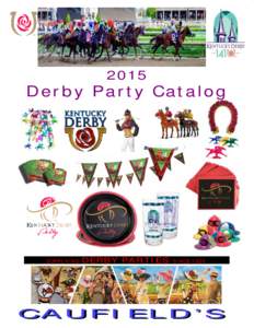 2015  Derby Party Catalog SUPPLYING