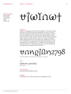 Langustefonts.com		  Alefbet — a typespecimen About the typeface Word samples