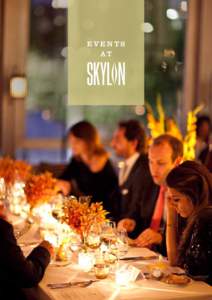 EVENTS AT WELCOME TO SKYLON