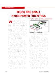HYDROPOWER  MICRO AND SMALL HYDROPOWER FOR AFRICA By Wim Klunne Klunne, The Netherlands