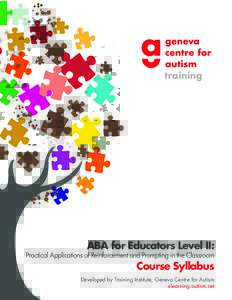 training  ABA for Educators Level II: Practical Applications of Reinforcement and Prompting in the Classroom