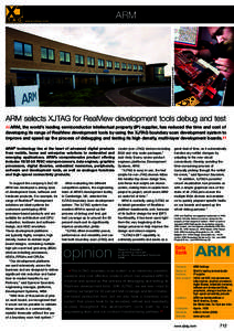 ARM selects XJTAG for RealView development tools debug and test