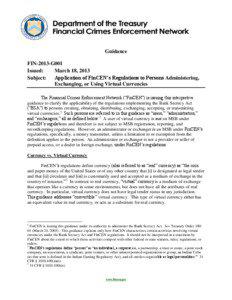Guidance FIN-2013-G001 Issued: