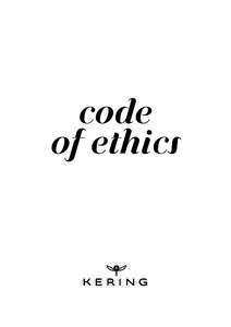CODE OF ETHICS FOREWORD BY  FRANÇOIS-HENRI PINAULT