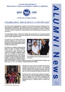 CELEBRATING THE SCHOOL’S CENTENARY! In October the year long programme of activities to mark the School’s Centenary culminated in a twoday programme of celebrations. The centenary events were an opportunity to bring 