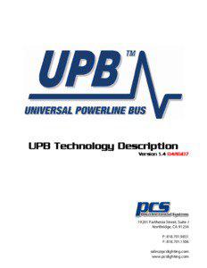 UPB Technology Description Version[removed]