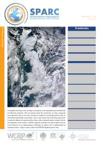 newsletter n° 47 July 2016 www.sparc-climate.org  Contents