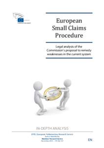 The European Small Claims Procedure