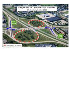 IExpansion Project, map - US 14 interchange loop ramps, Janesville