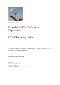 CIRCE’s optical bench  Canarias InfRAreD Camera Experiment GTC Observing Guide
