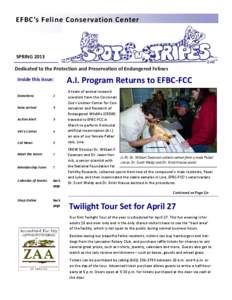 EFBC_Spring_2013 newsletter
