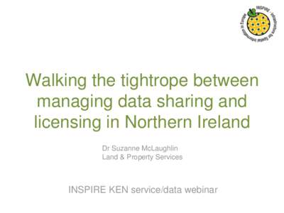 Geographic information systems / Geography of Northern Ireland / Ordnance Survey of Northern Ireland / Infrastructure for Spatial Information in the European Community / National mapping agency / Northern Ireland / Ordnance Survey / Geography / Cartography / Northern Ireland Executive