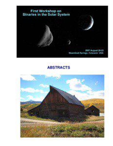ABSTRACTS  Radar images of ten binary near-Earth asteroids