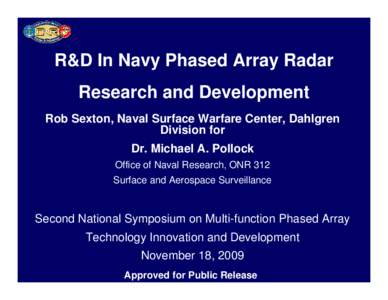 Microsoft PowerPoint - MPAR Symposium Navy PAR S&T.ppt