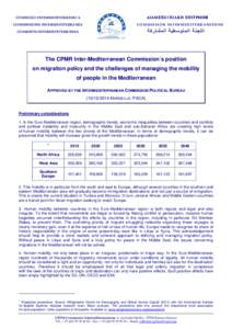 ∆ΙΑΜΕΣΟΓΕΙΑΚΗ ΕΠΙΤΡ ΟΠΗ  COMISSÃO INTERMEDITERRÂNICA COMMISSIONE INTERMEDITERRANEA  COMMISSION INTERMEDITERRANEENNE