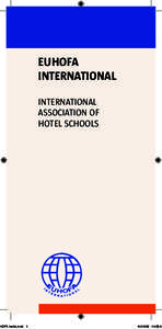 HOFA hæfte.indd 1  EUHOFA INTERNATIONAL INTERNATIONAL ASSOCIATION OF