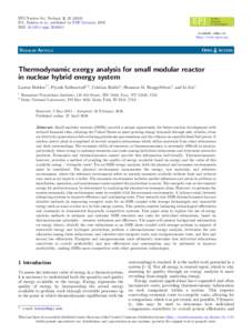 EPJ Nuclear Sci. Technol. 2, ) © L. Boldon et al., published by EDP Sciences, 2016 DOI: epjnNuclear Sciences
