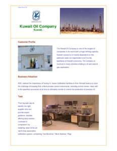 Microsoft Word - Case Story - Kuwait Oil Company - Jan 2010.doc