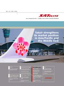 no.29 june[removed]news and update by Satair - a leading company within aircraft parts distribution