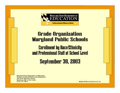2003 Grade Organization.xls