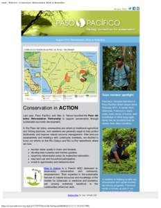 email : Webview : Connections: Reforestation, Birds & Butterflies