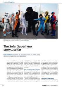 Photos: pv magazine/Patrick Alleyn  Industry & Suppliers The Solar Superheroes stopped into Shanghai’s Bund for an iconic photo call. From left to right, Apollon, Diamond Wire, Flash, Silver Maze, Coal, Inspector Vi, L