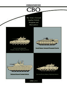 CONGRESS OF THE UNITED STATES CONGRESSIONAL BUDGET OFFICE CBO The Army’s Ground Combat Vehicle