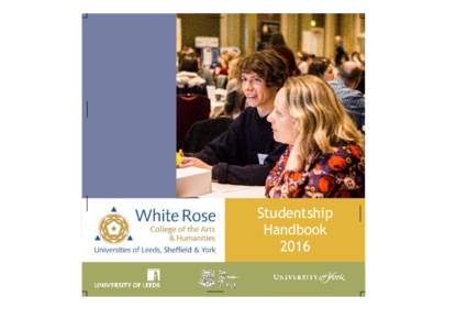 2016 Studentships Handbook  1 Studentship Handbook