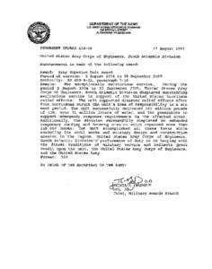 DEPARTMENT OF THE ARMY US. M Y HUMAN RESOURCES COMMAND 200STOVALL STREET ALEXANDRIA VA[removed]