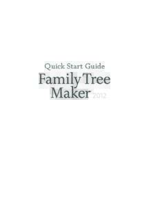 Quick Start Guide ® FTM 2012_QuickStartGuide.indd