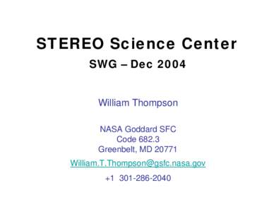 Microsoft PowerPoint - SWG_Dec_2004_SSC