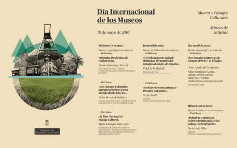 Día Internacional de los Museos Museos y Paisajes Culturales Museos de