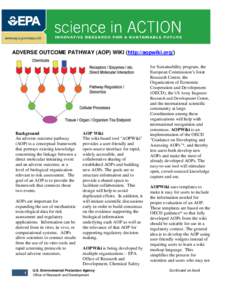 Adverse Outcome Pathway (AOP) Wiki Fact Sheet