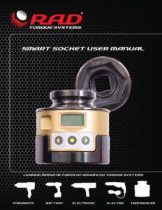 SMART SOCKET USER MANUAL  LEADING MANUFACTURER OF ADVANCED TORQUE SYSTEMS PNEUMATIC