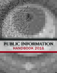 2016 Public Information Handbook