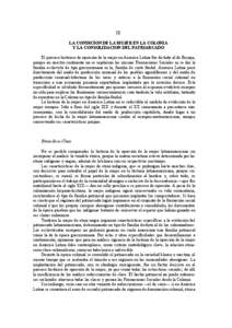 III LA CONDICION DE LA MUJER EN LA COLONIA Y LA CONSOLIDACION DEL PATRIARCADO