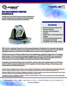 X-ray computed tomography / Isocenter / Radiation treatment planning / Quality assurance / DICOM / Radiation therapy / Collimated light / Medicine / Radiation oncology / Medical physics
