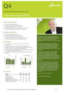 Q4 Year-end report 2012 October-December