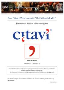 Der Citavi-Zitationsstil 