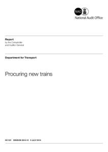 Procuring new trains (executive summary)