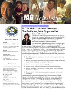 IAG Newsletter Volume 17, No. 1 December[removed]Message from the President