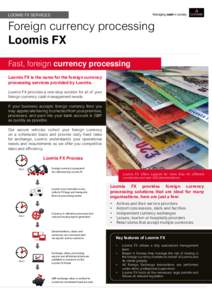 Economy / Foreign exchange market / Money / Finance / Exchange rate / Loomis / Foreign exchange risk / Cash machine