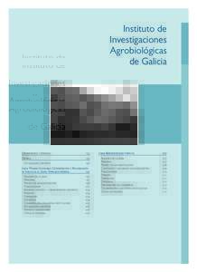 Instituto de Investigaciones Agrobiológicas de Galicia  Organigrama y personal