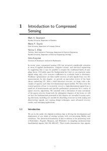 1  Introduction to Compressed