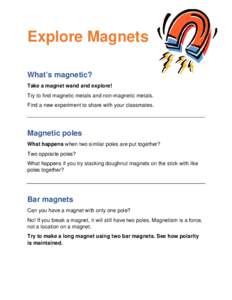 Microsoft Word - Explore Magnets