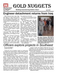 Gold Nuggets ‘Building and preserving Alaska’s future’ April[removed]Engineer detachment returns from Iraq